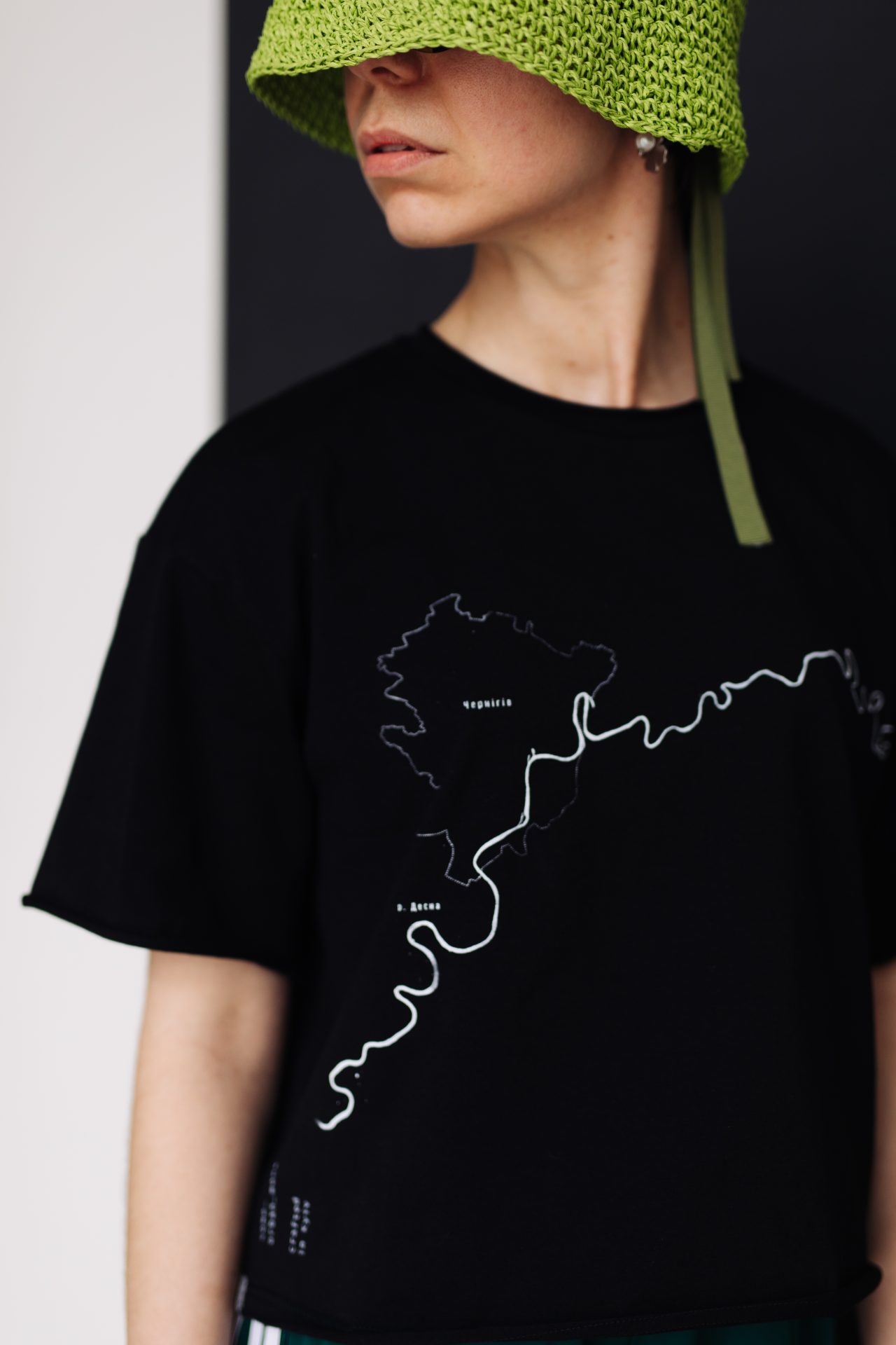 Футболка принт «Річка Десна» від бренду SomeUrbanMonk