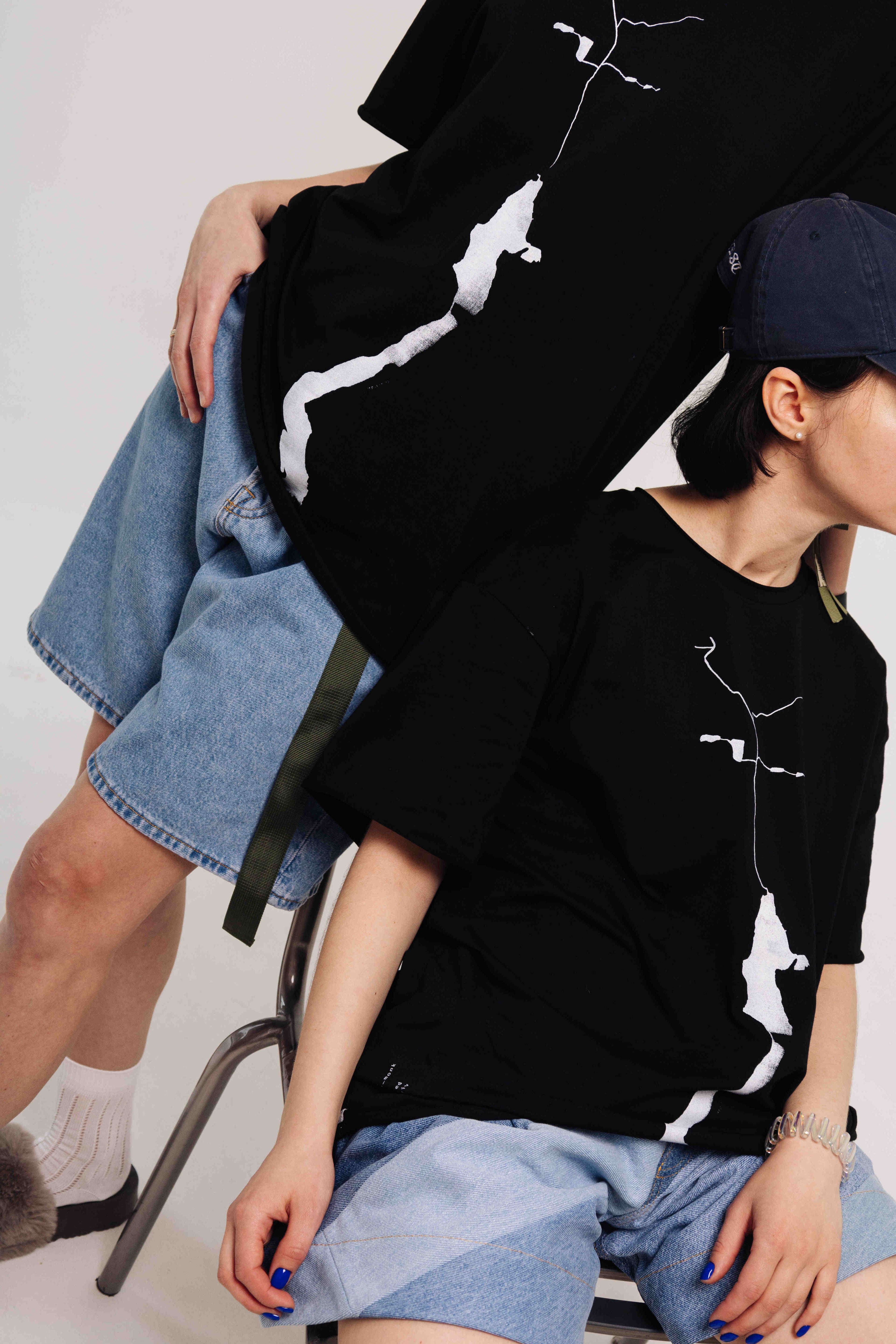 Футболка принт «річка Кальміус» Some Urban Monk