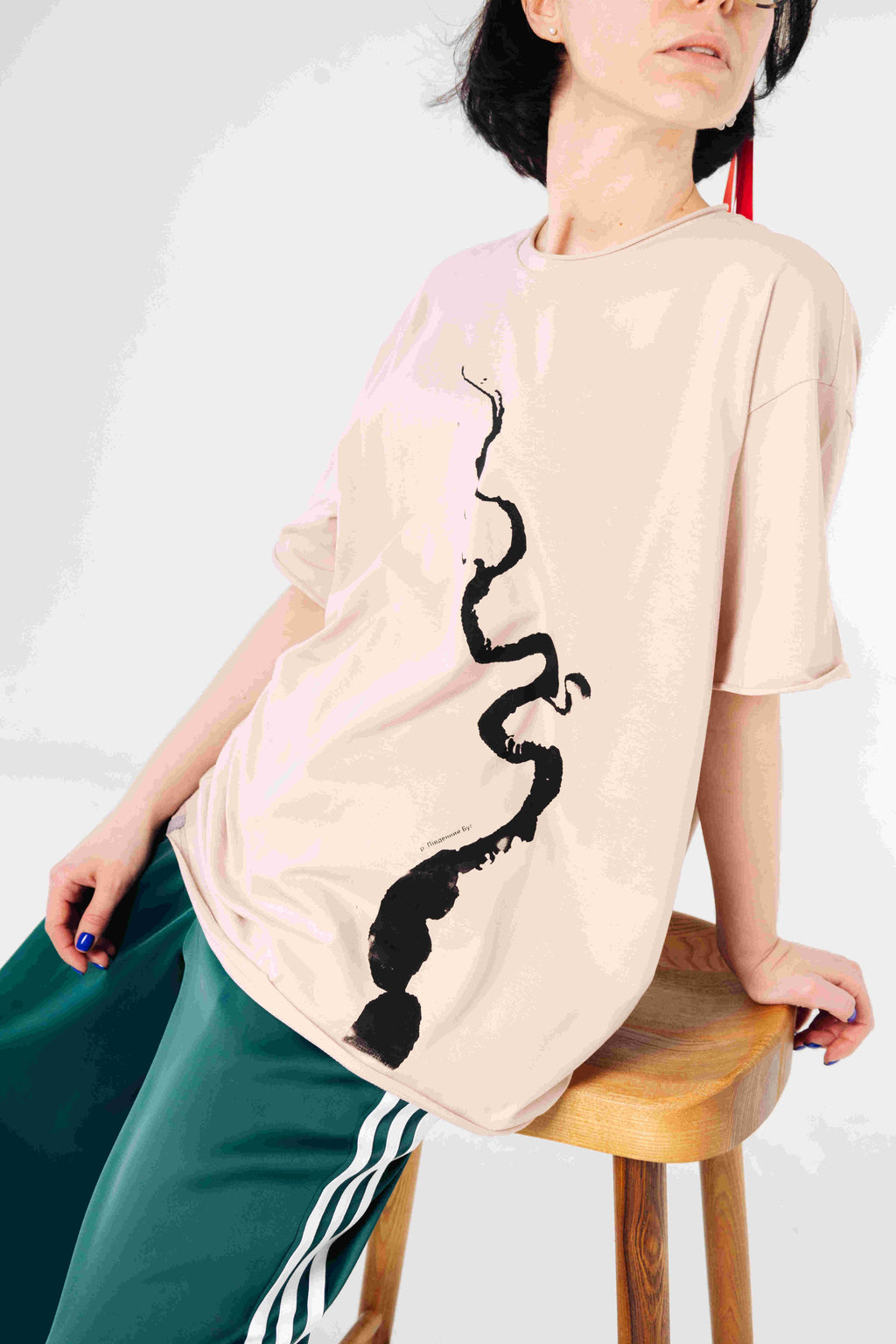 Футболка принт «Річка Південний Буг» Some Urban Monk