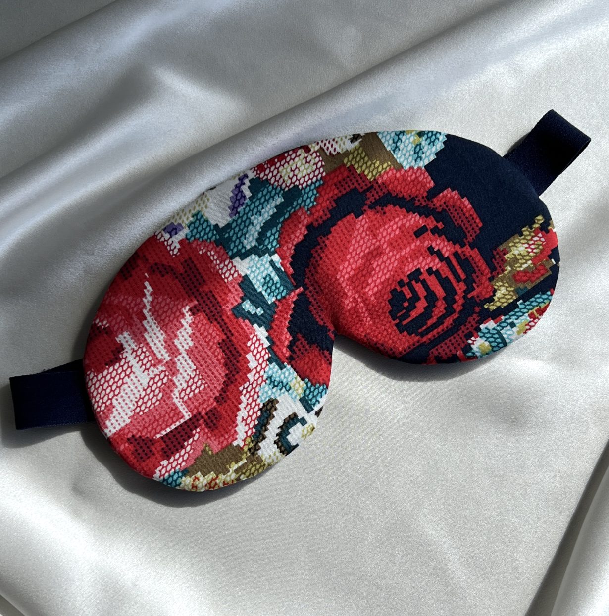 Маска для сну з принтом "Квіти" від Podobed Studio