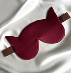 Шовкова маска для сну "Котик" — 100% натуральний шовк 19 момі від Podobed Studio