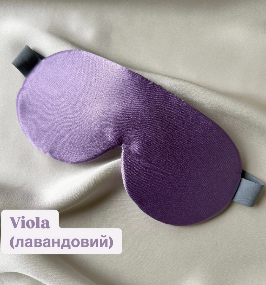 Шовкова маска для сну "Класична" (щільність 22 момі)