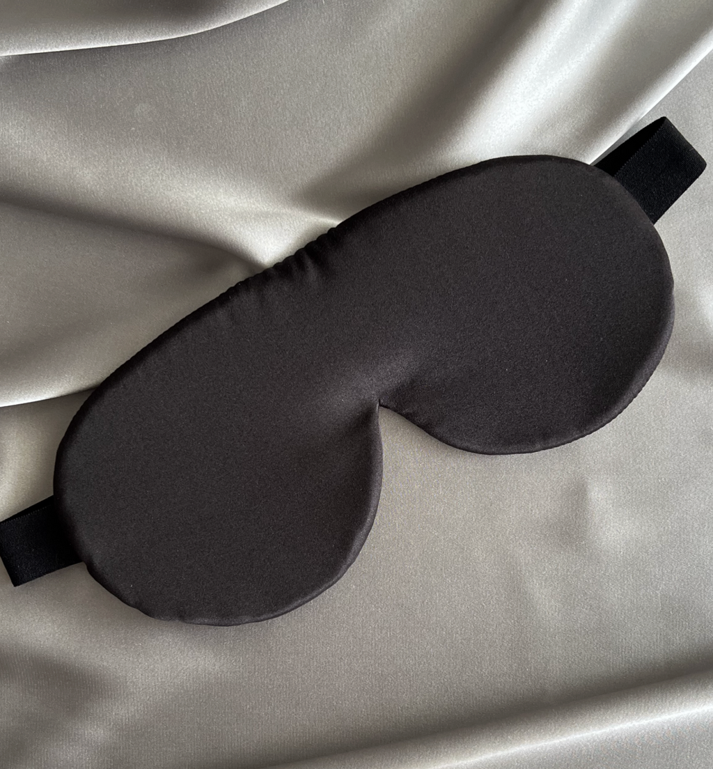 Шовкова маска для сну "Класична" (щільність 19 момі)