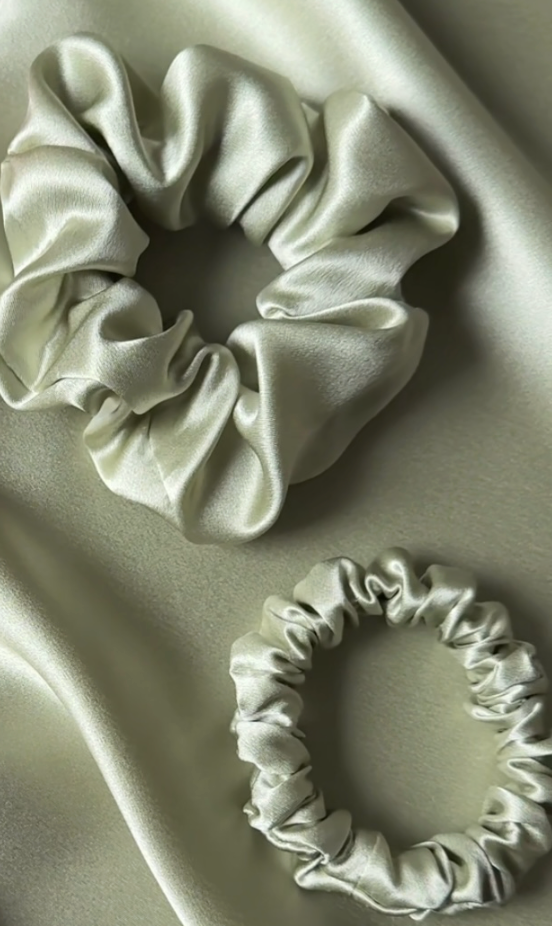 Шовкова резиночка "Класична", багато кольорів, 17-19 момі