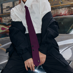 Краватка з металевою фурнітурою, 2 кольори BRU