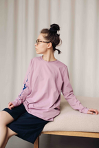 Лонгслів принт по рукаву «Річка Дніпро» чоловічий з куліру Some Urban Monk