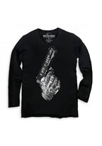 Світшот чорний Пістолет від BRUTALMAN