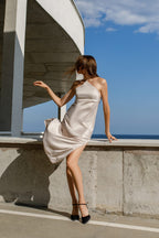 Hodvábne midi šaty od FAYNA