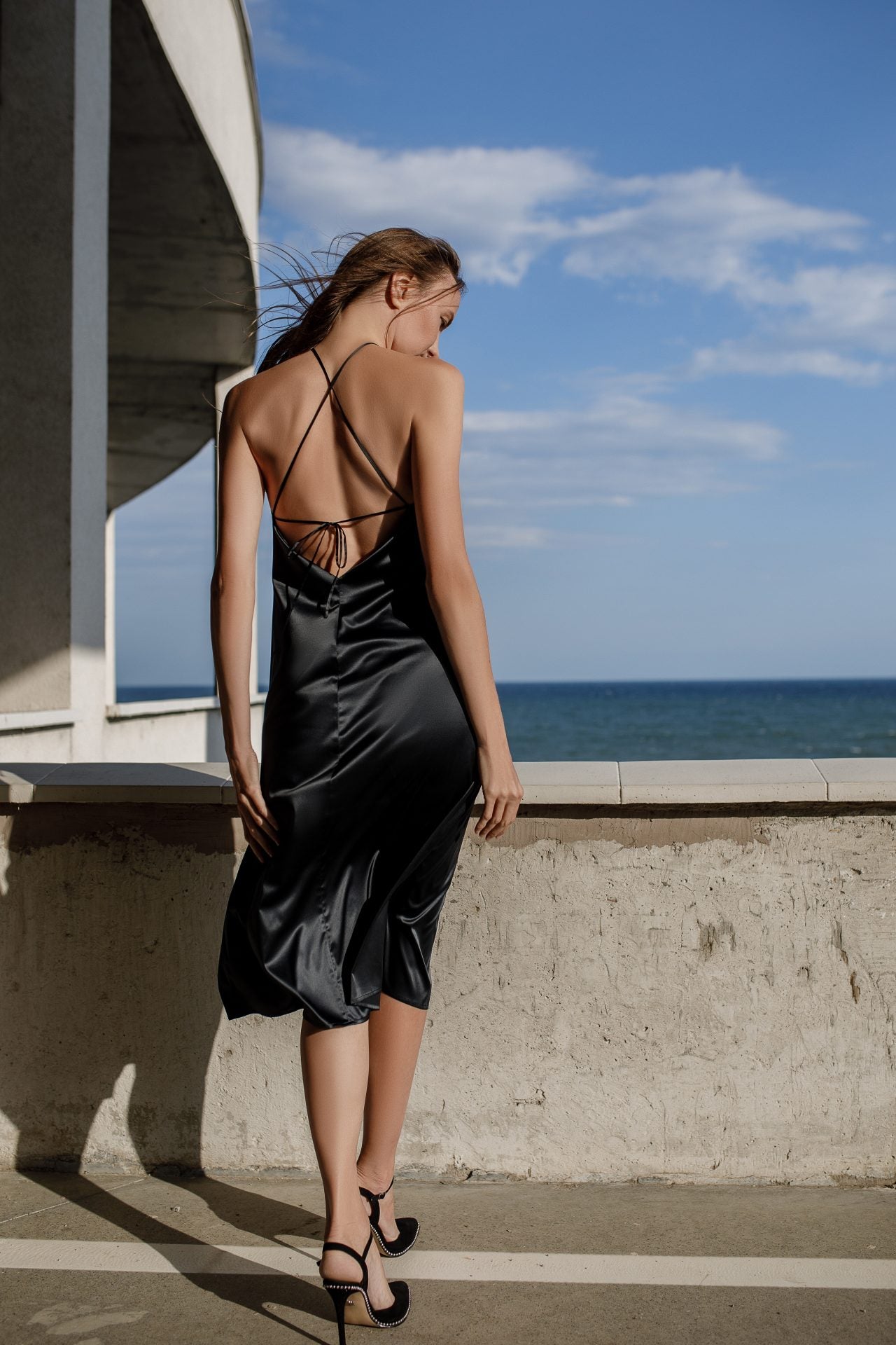 Шовкова cукня Міді від FAYNA