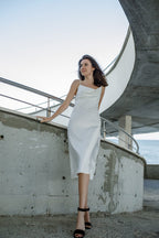 Шовкова cукня-комбінація Iren Міді від FAYNA