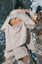 Košeľa s rozparkami na rukávoch v 3 farbách BRU