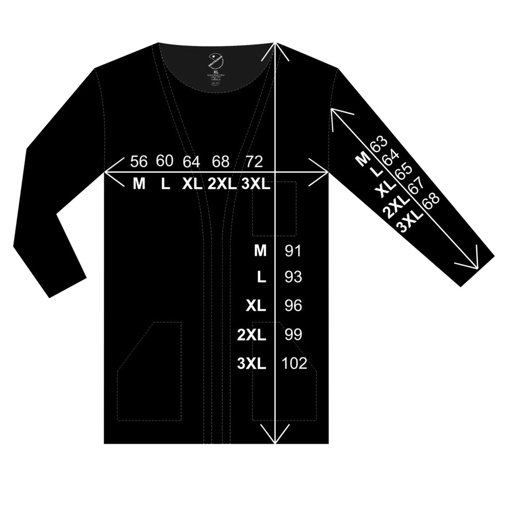 Кардиган чорний Чудовий від BRUTALMAN