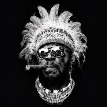 Футболка чоловіча чорна Вождь від BRUTALMAN