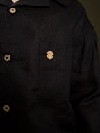 Костюм дитячий чорний з льону від SAVE yourself