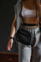 Malá čierna tehlová taška od GODNO