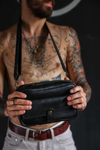 Malá čierna tehlová taška od GODNO