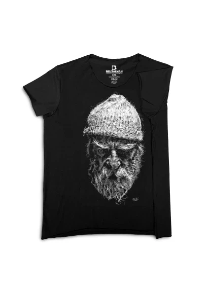Футболка чоловіча чорна Дід від BRUTALMAN