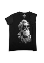 Pánske čierne hipsterské tričko od BRUTALMAN