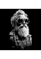 Pánske čierne hipsterské tričko od BRUTALMAN