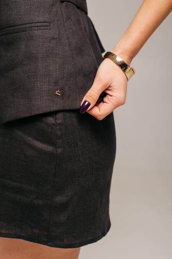 Dámska ľanová vesta Marilyne Black od značky FEEL AND FLY