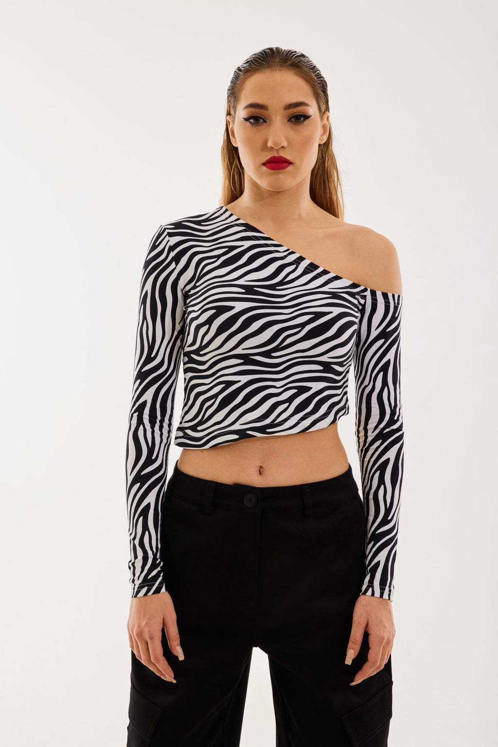 Лонгслів вкорочений, в 3-х кольорах BRU