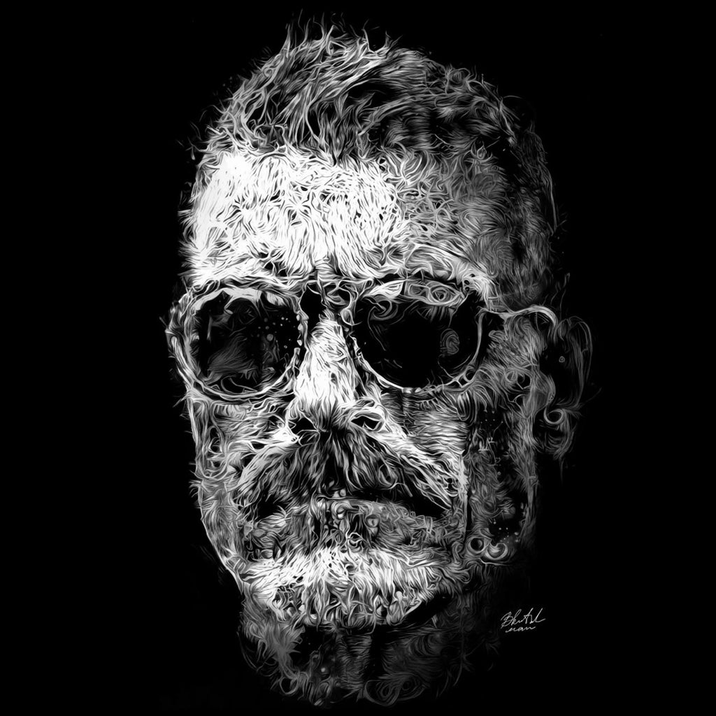 Світшот чорний Вуса від BRUTALMAN