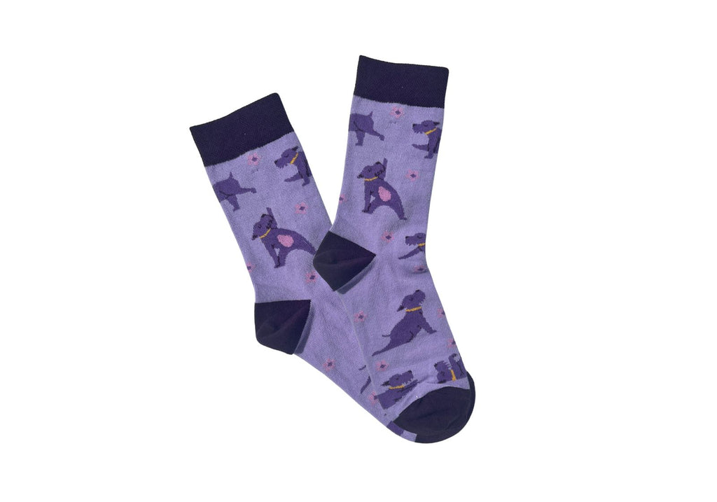 Шкарпетки RAO yoga з принтом "Песики практикують йогу"