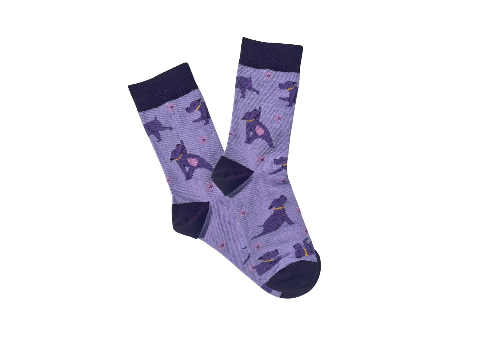 Шкарпетки RAO yoga з принтом "Песики практикують йогу"