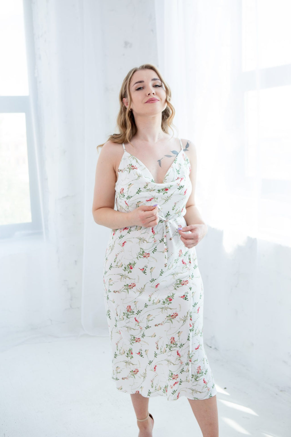 Сукня-комбінація Iren Міді від FAYNA