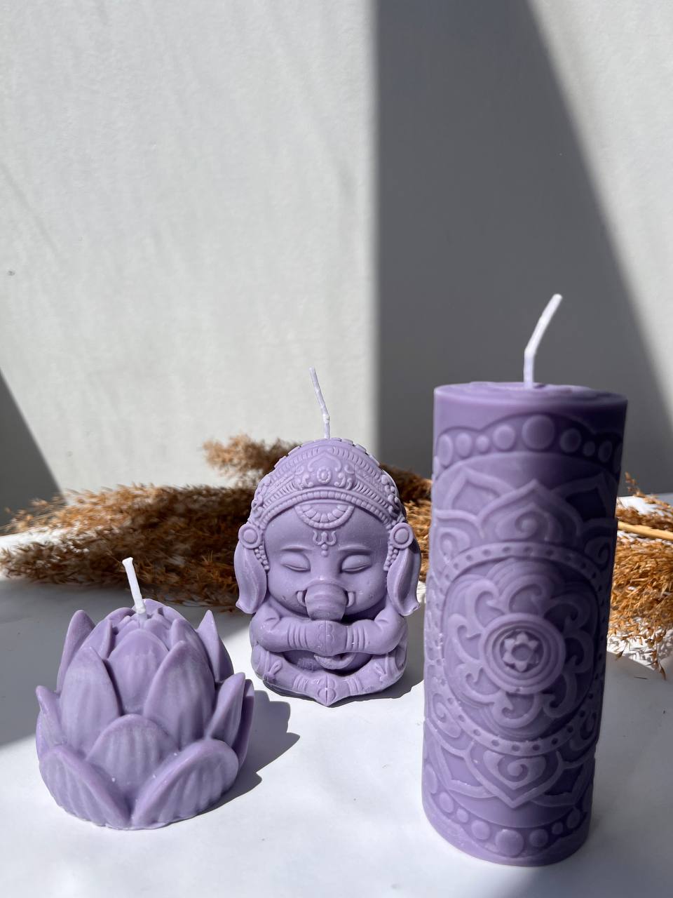 Подарунковий набір свічок (3 штуки) RAO із соєвого воску 355г