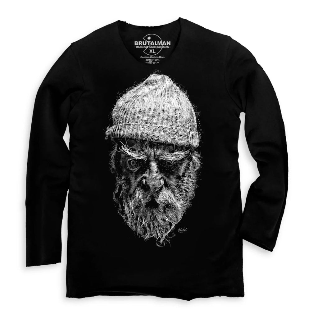 Світшот чорний Санта від BRUTALMAN