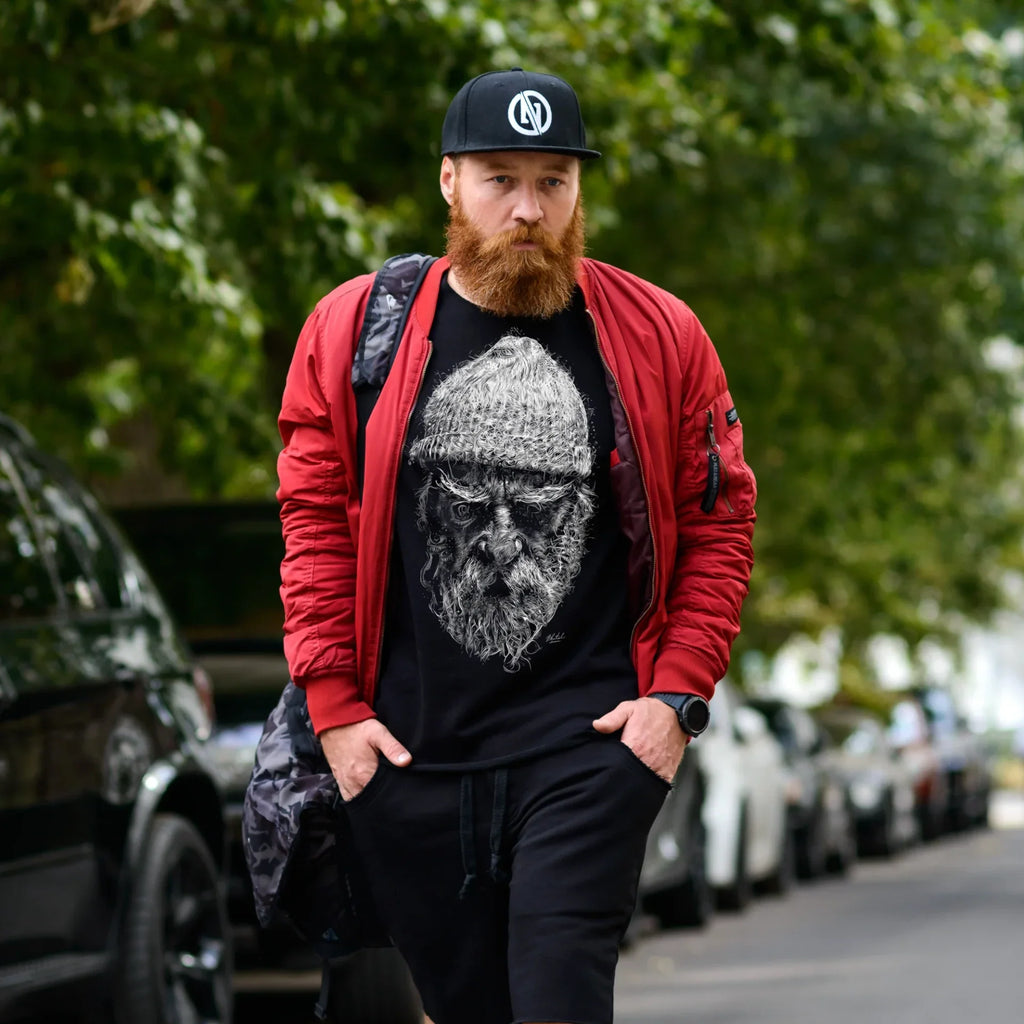 Світшот чорний Санта від BRUTALMAN