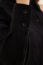 Сорочка чорна на одне плече BRU