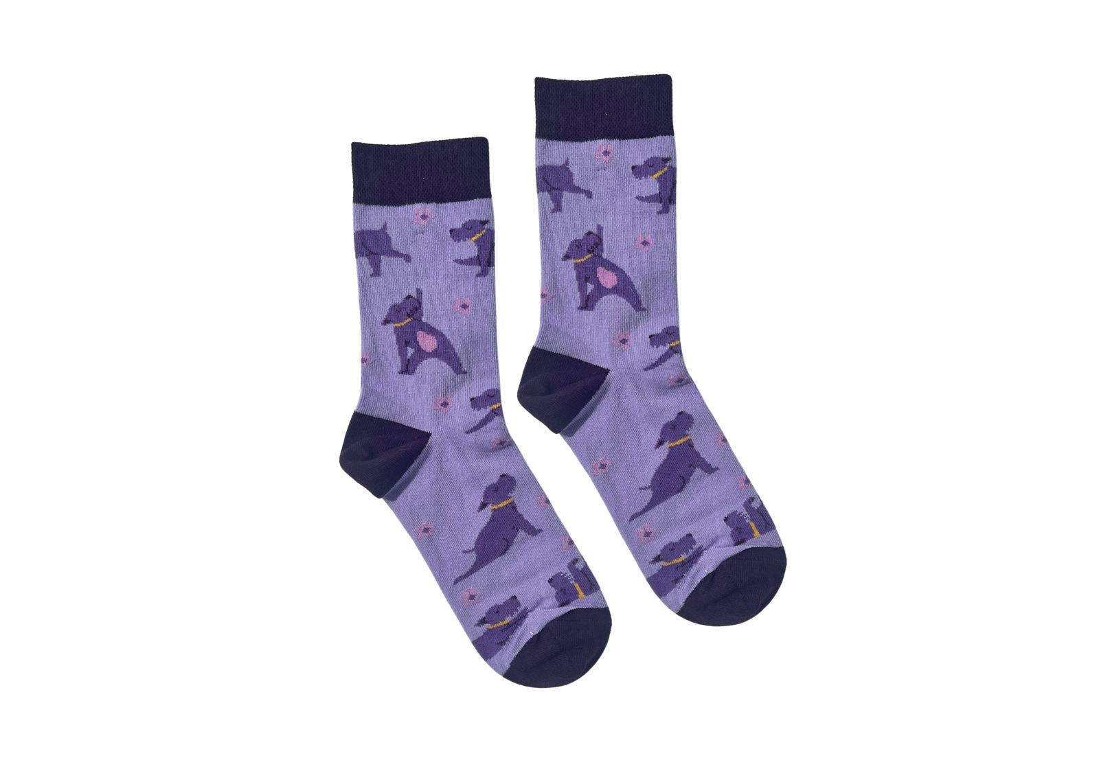 Шкарпетки RAO yoga з принтом "Песики практикують йогу"