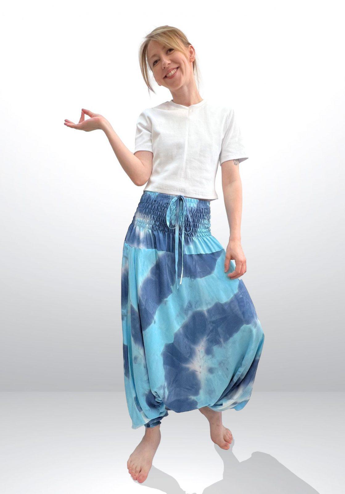 Штани-шаровари Алладіни Tie-dye RAO WEAR унісекс OneSize