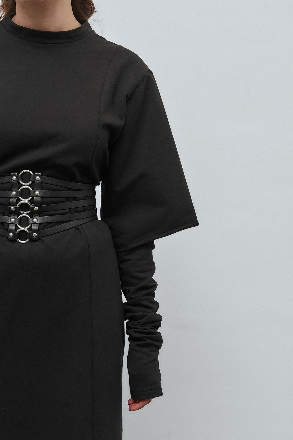 Сукня з подвійним рукавом від RAHIM ITEGEZ