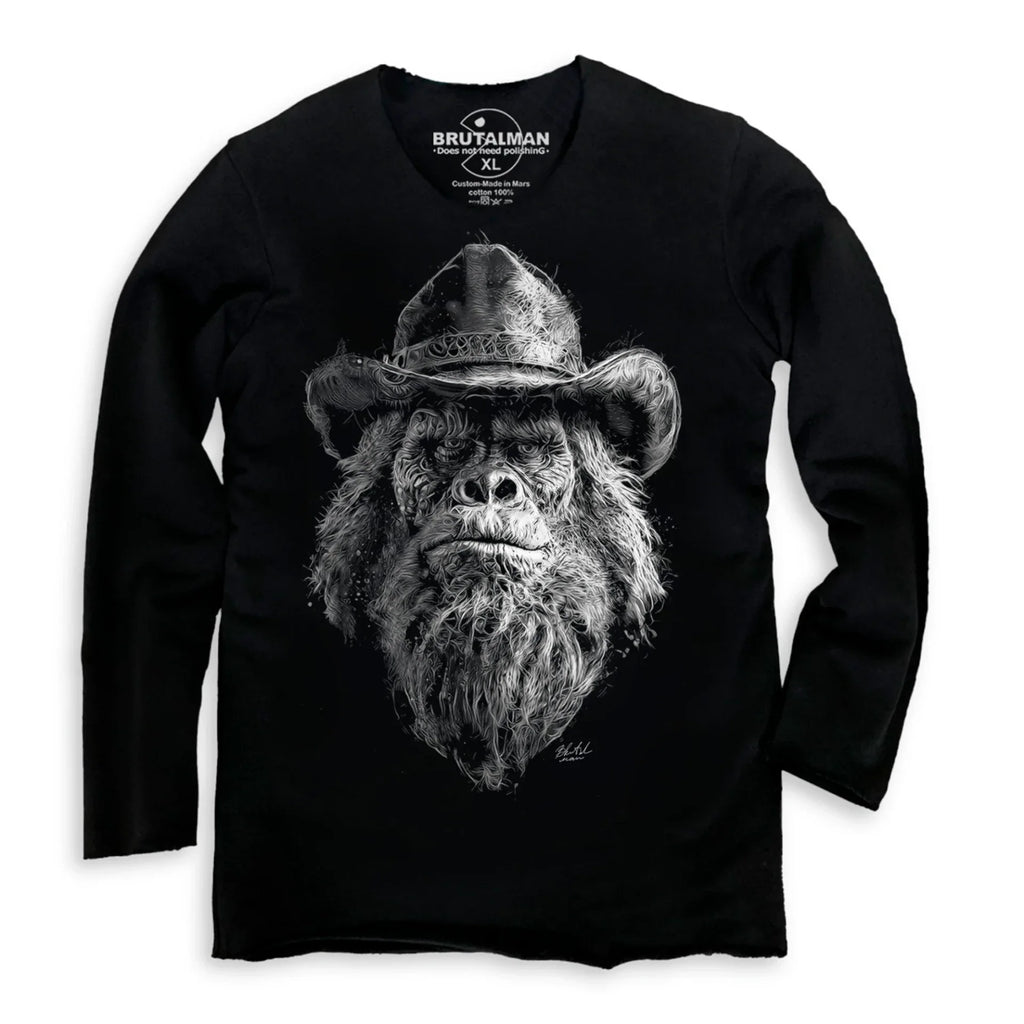 Світшот чорний Ковбой від BRUTALMAN