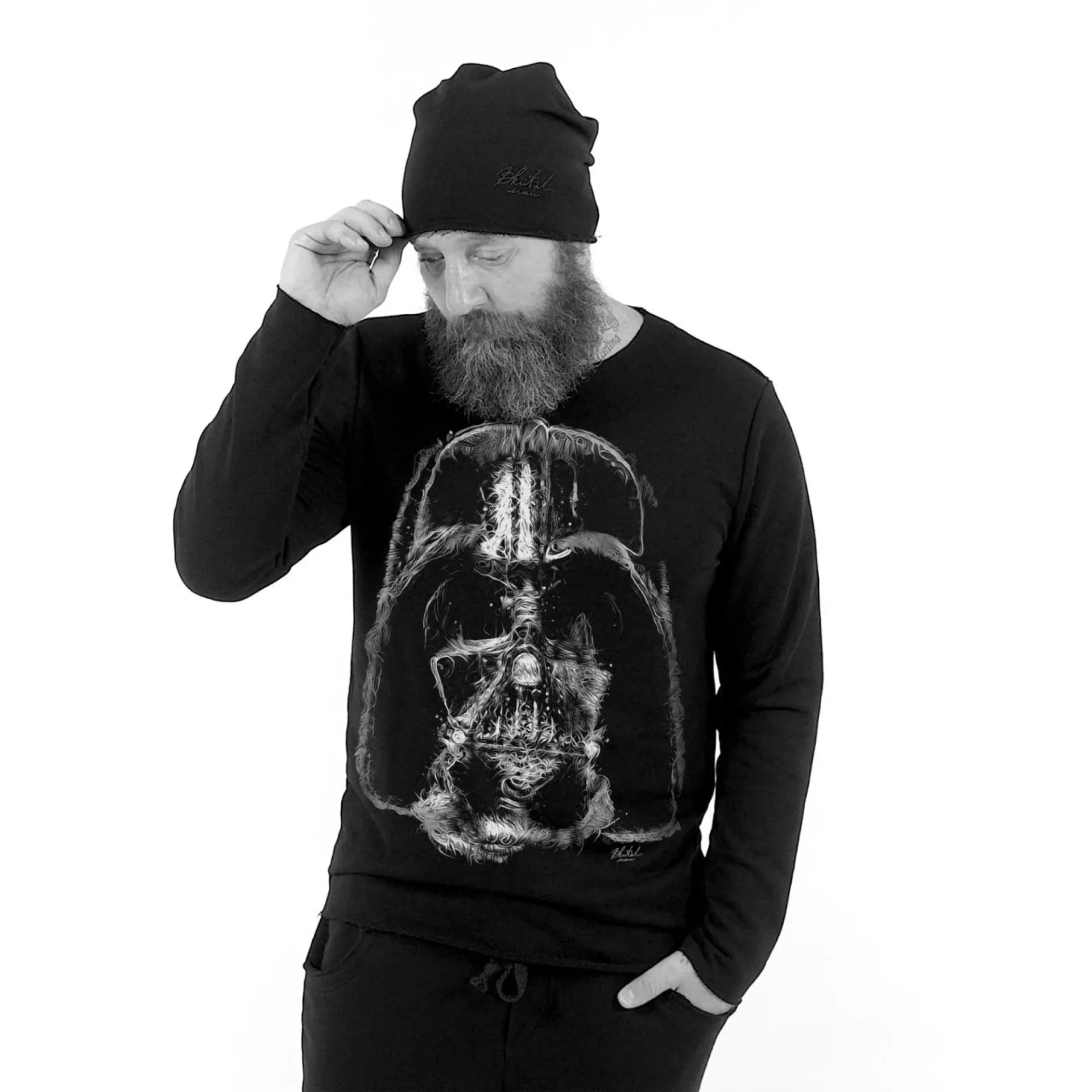 Світшот чорний Дарт від BRUTALMAN