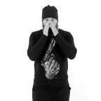 Світшот чорний Пістолет від BRUTALMAN