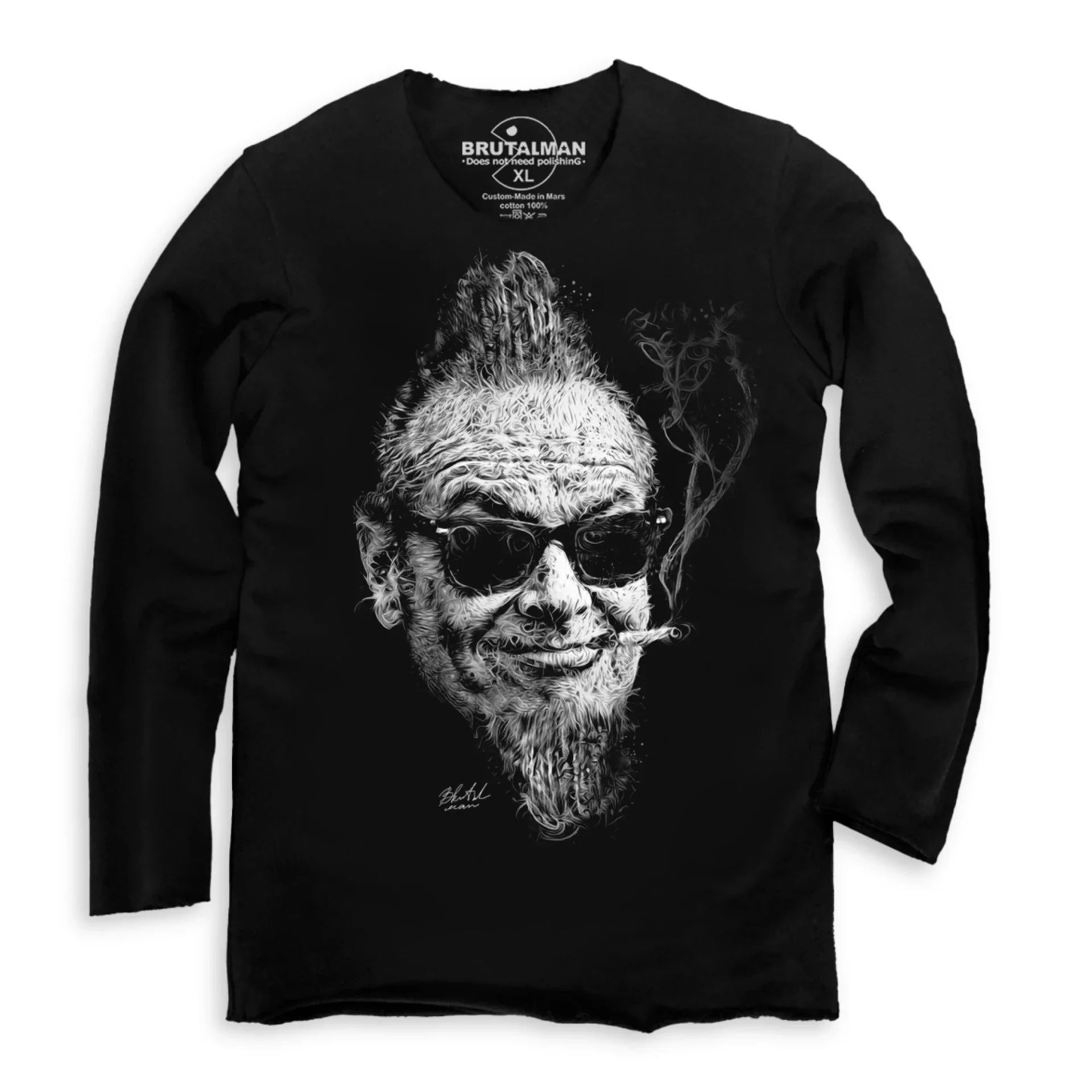 Світшот чорний Джек від BRUTALMAN