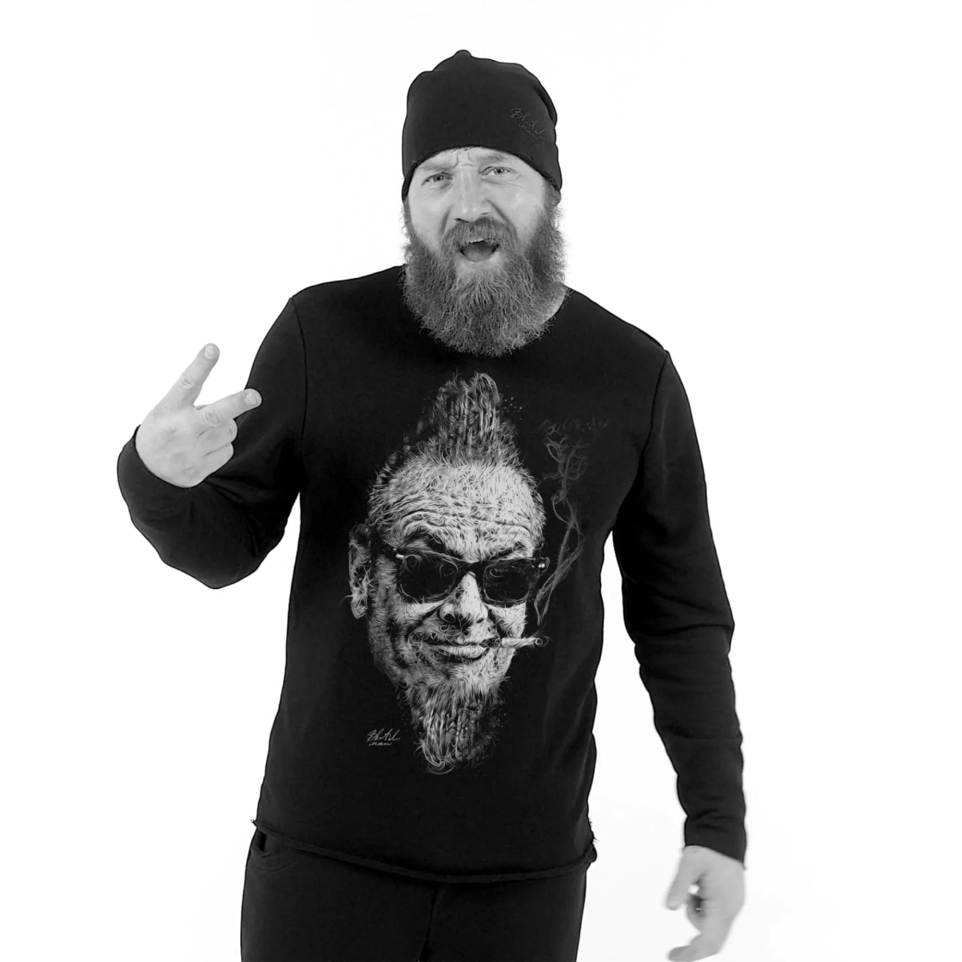 Світшот чорний Джек від BRUTALMAN