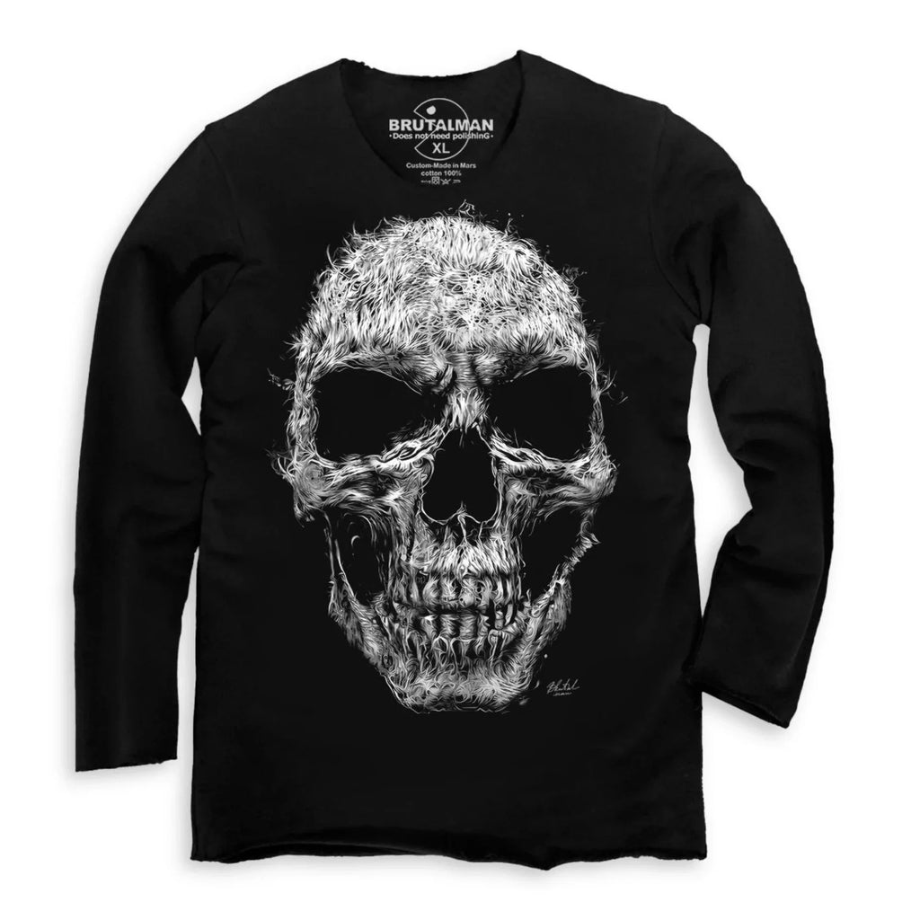 Світшот чорний Череп від BRUTALMAN