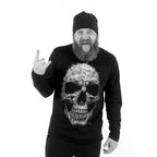 Світшот чорний Череп від BRUTALMAN