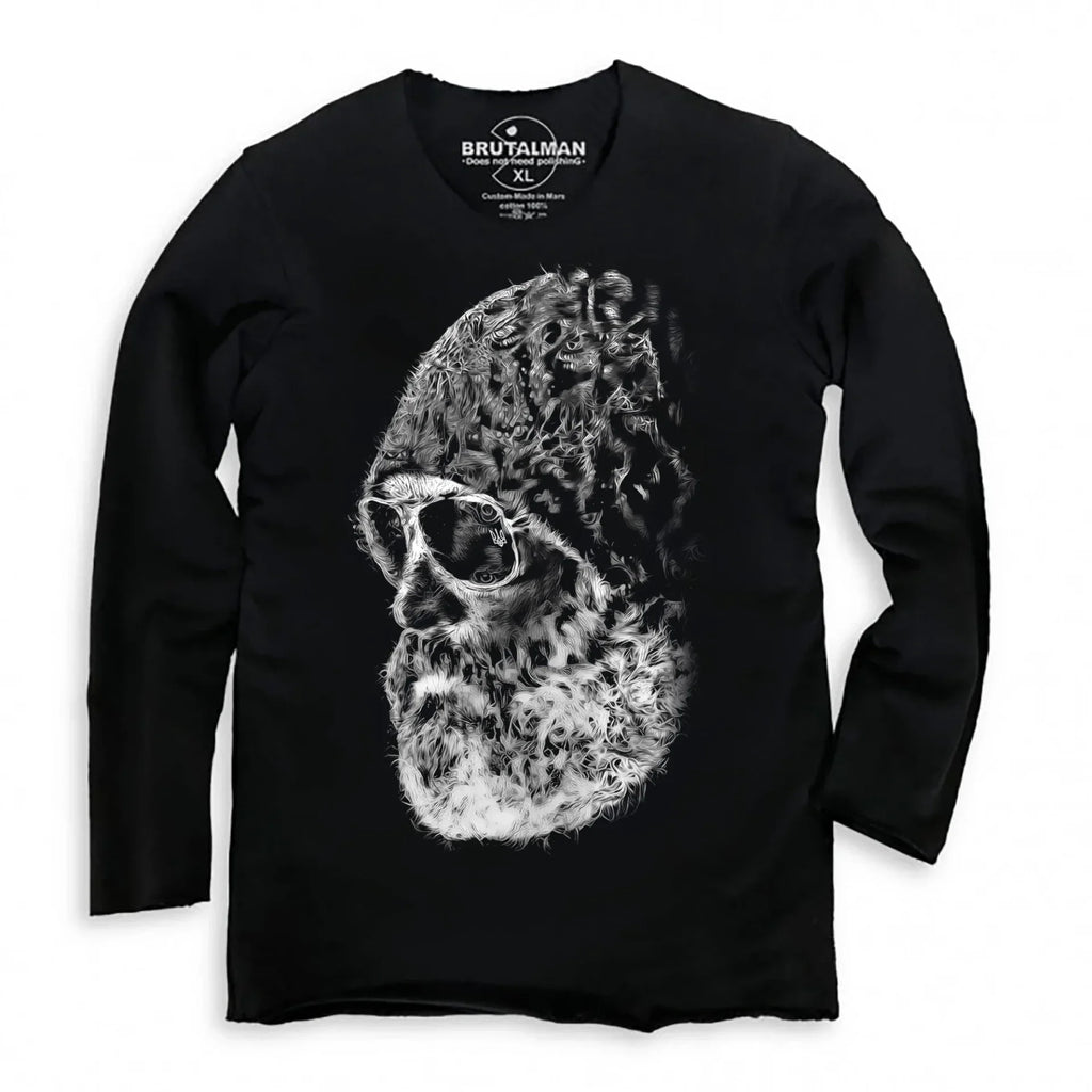 Світшот чорний Бувалий від BRUTALMAN