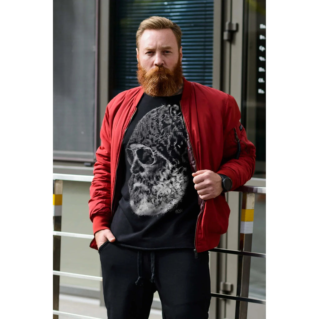 Світшот чорний Бувалий від BRUTALMAN