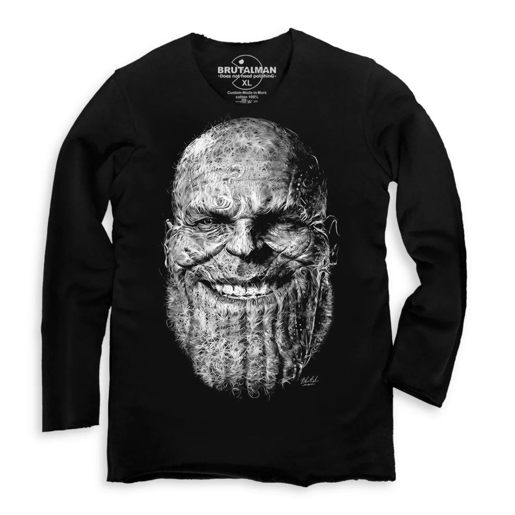 Світшот чорний Зубатий від BRUTALMAN