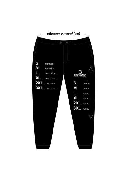 Штани теплі в двох кольорах від BRUTALMAN