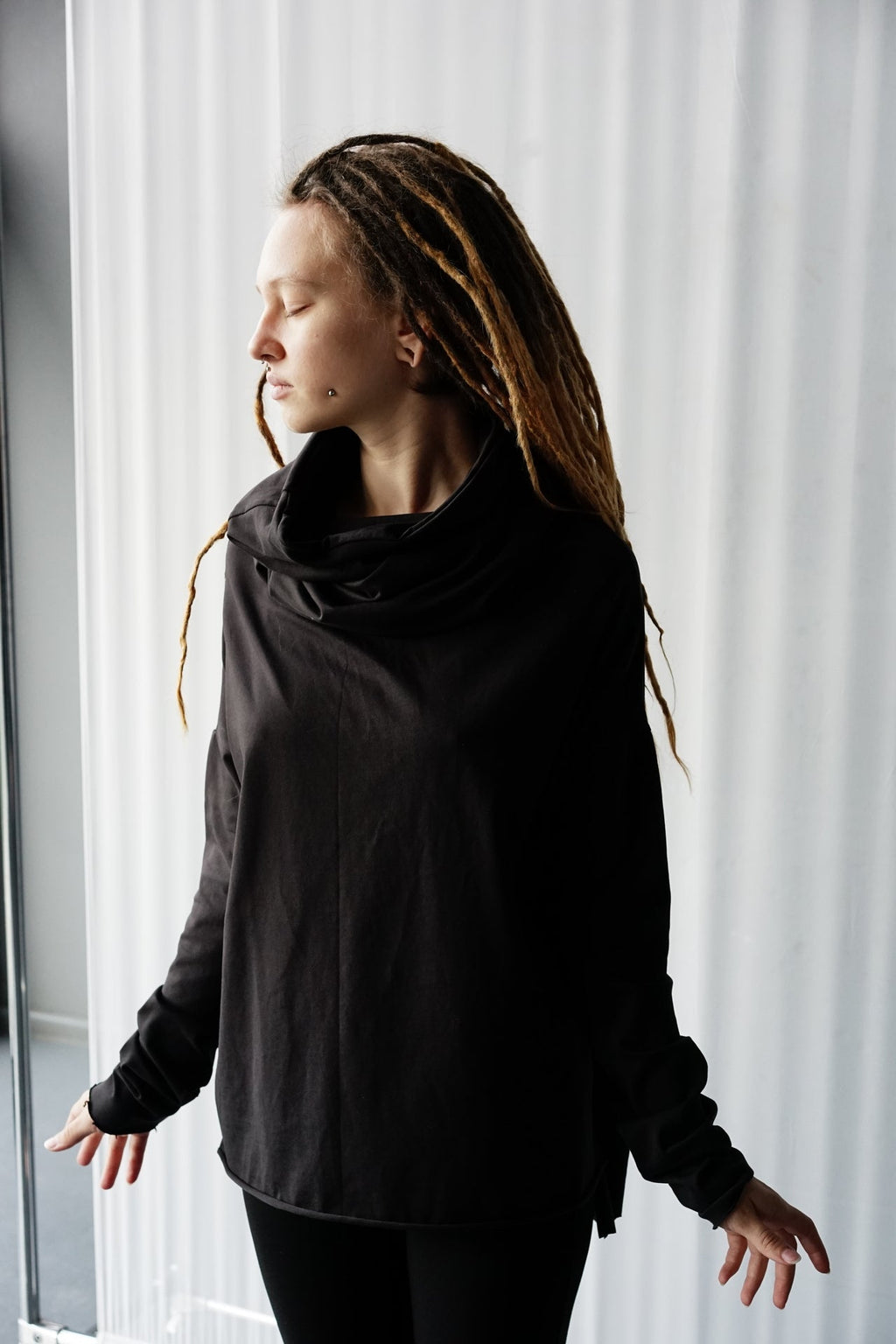 Лонгслів з трикотажу від RAHIM ITEGEZ