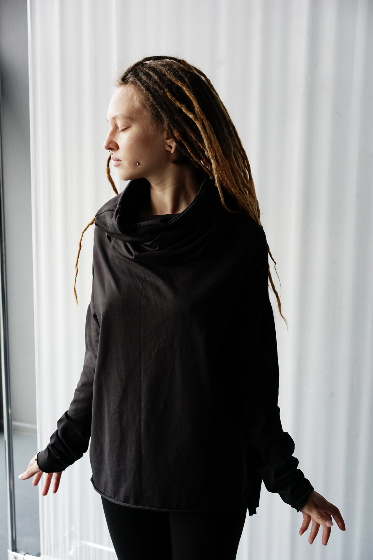 Лонгслів з трикотажу від RAHIM ITEGEZ