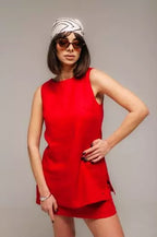 Ľanové sukňovo-šortkové šortky DARIA v 3 farbách od značky FEEL AND FLY